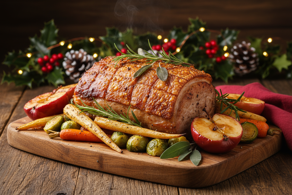 christmas pork joint