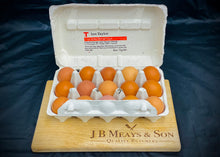Load image into Gallery viewer, Medium free range eggs locally sourced from Ian Taylor in Harrogate, North Yorkshire.
