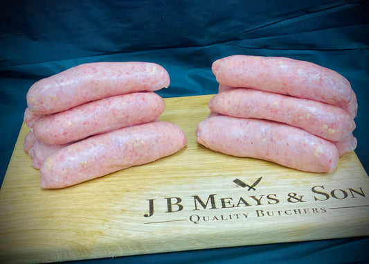 Our famous bestselling sausage! Freshly prepared on the premises using locally sourced, top quality pork.