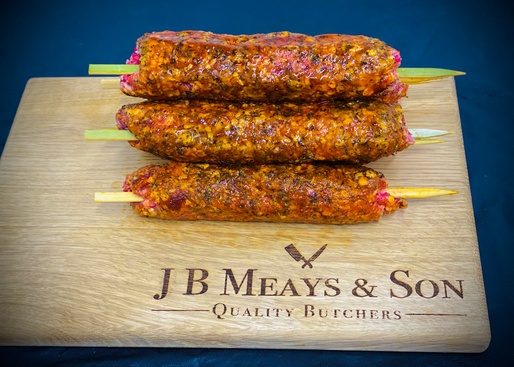 Minted Lamb Kebabs