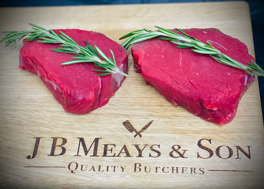 1 x 6oz/170g Fillet Steak  Sourced locally & aged for a minimum of 21 days